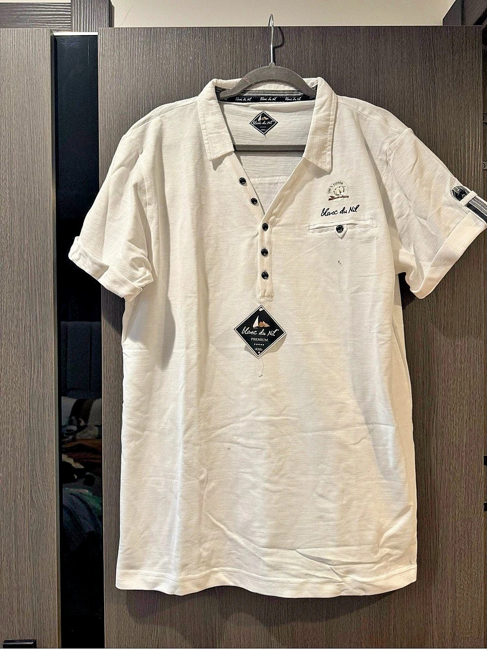 Plein Sport Men's Polo Shirt in White NWT